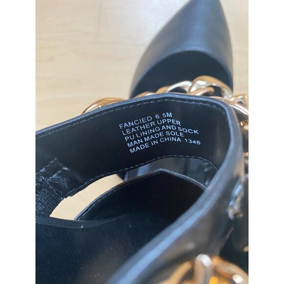 Steve madden BNWT "fancied" pointy toe chain slip on mule women NEW - Picture 7 of 8